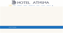 Desktop Screenshot of hotelathina.com